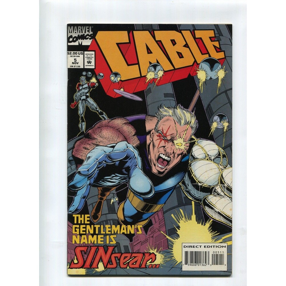 Cable #5 Marvel Comics 1993 Comic Book Sinsear Fabian Nicieza